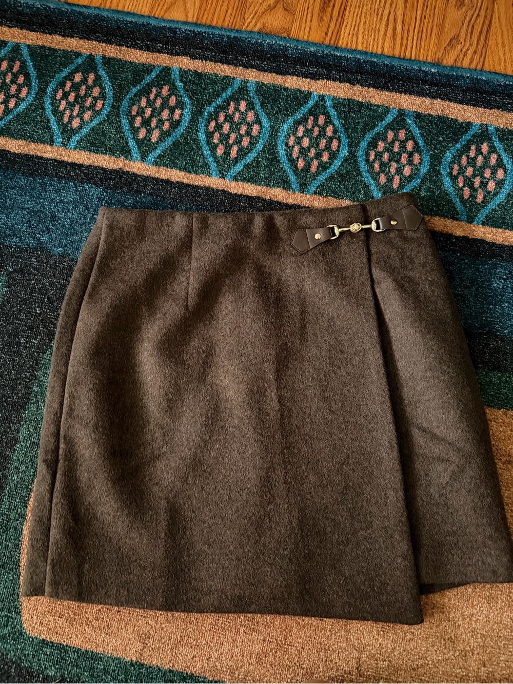 bohme Wrap-Style Mini Skirt - small
